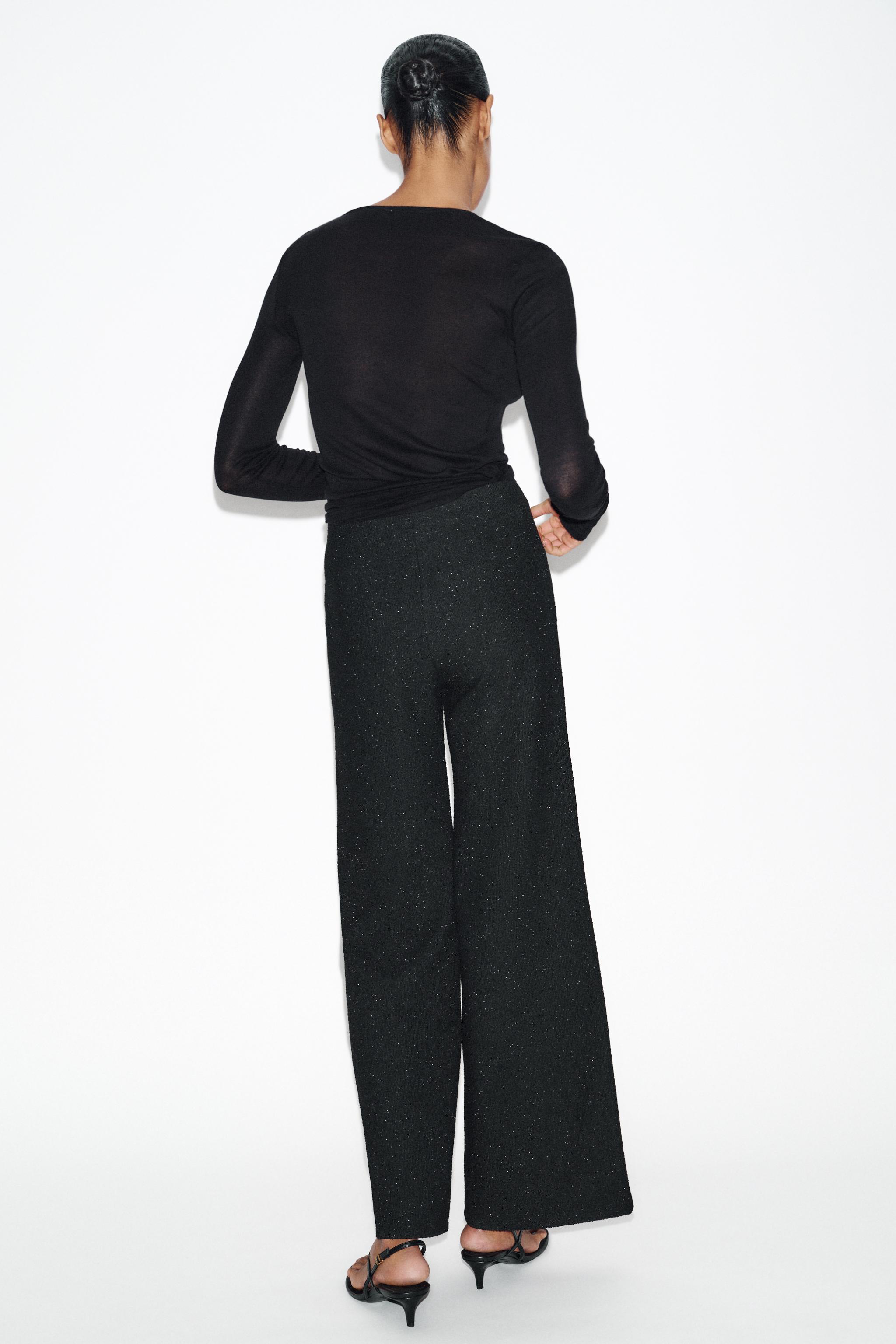 PANTALON BOUCLÉ FIL MÉTALLISÉ